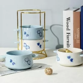 Безбедна керамичка чинија со машина за миење садови