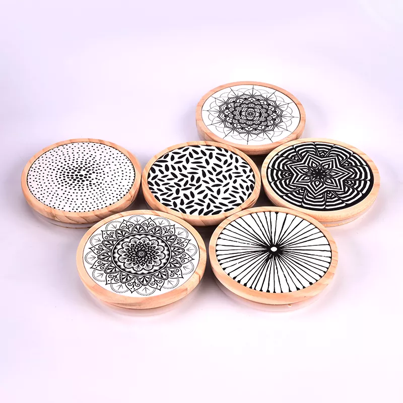 Персонализирано печатење на шема Дрвен капак