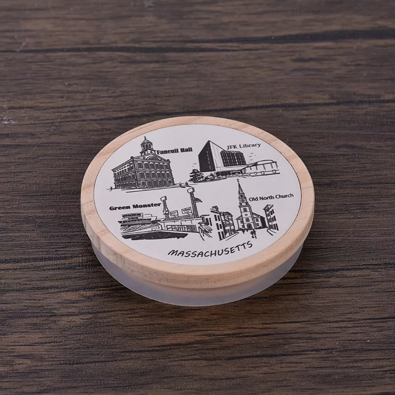 Персонализирано печатење на шема Дрвен капак